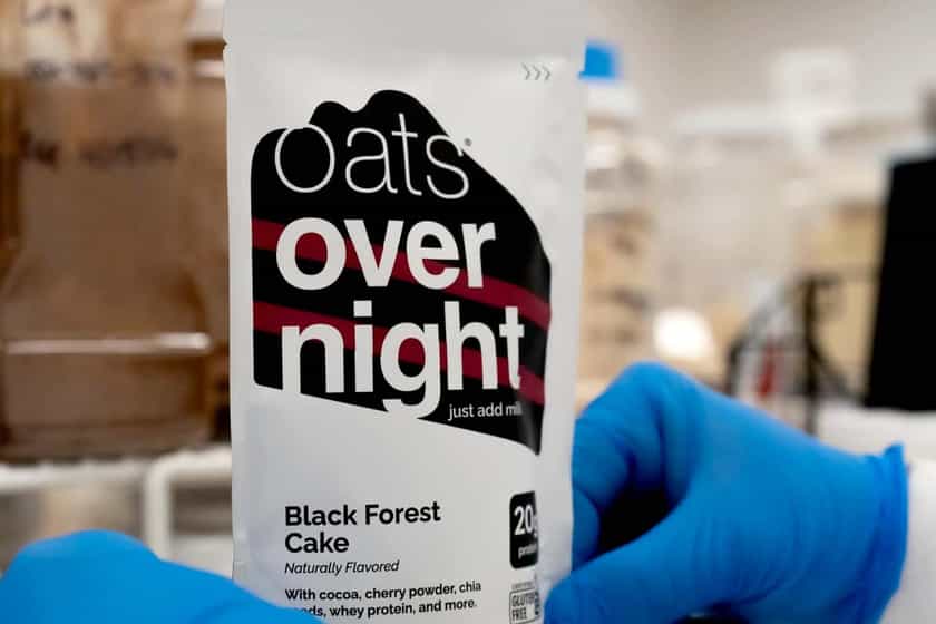 Black Forest Cake Oats Overnight