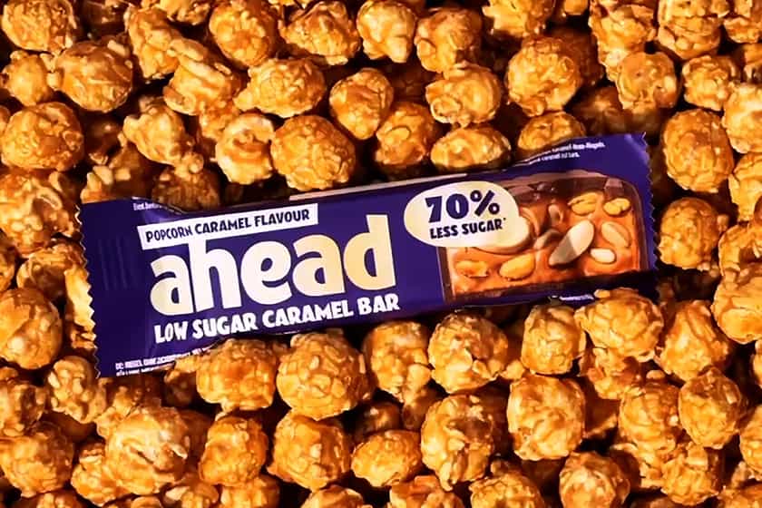 Caramel Popcorn Ahead Low Sugar Chocolate Bar