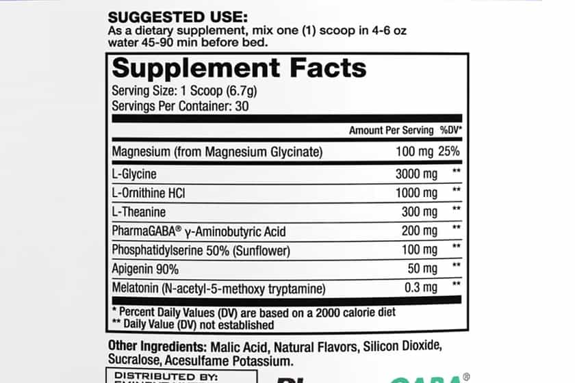Eminent Nutrition Zenith Pm Label
