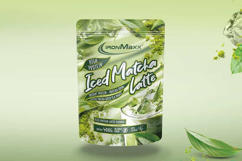 Ironmaxx Iced Matcha Latte