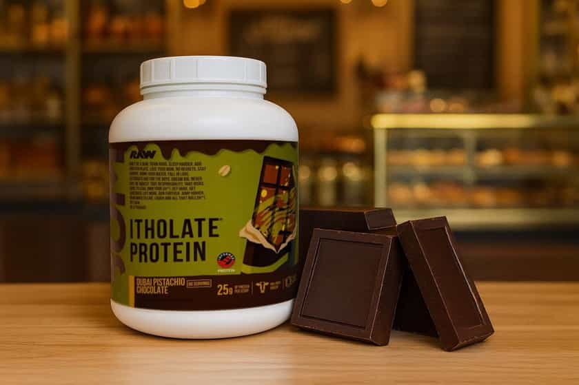 Raw Nutrition Dubai Chocolate Itholate Protein