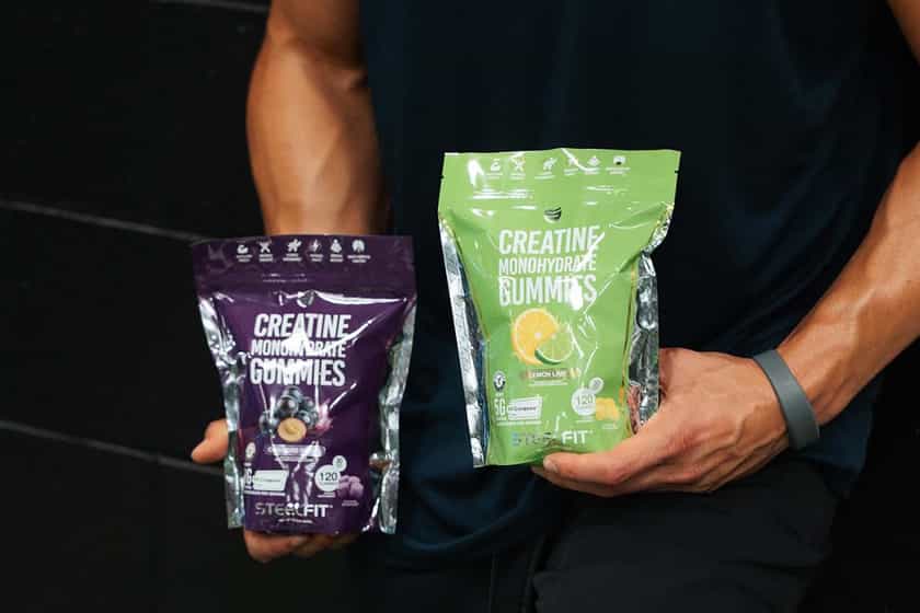 Steelfit Grape And Lemon Lime Creatine Gummies