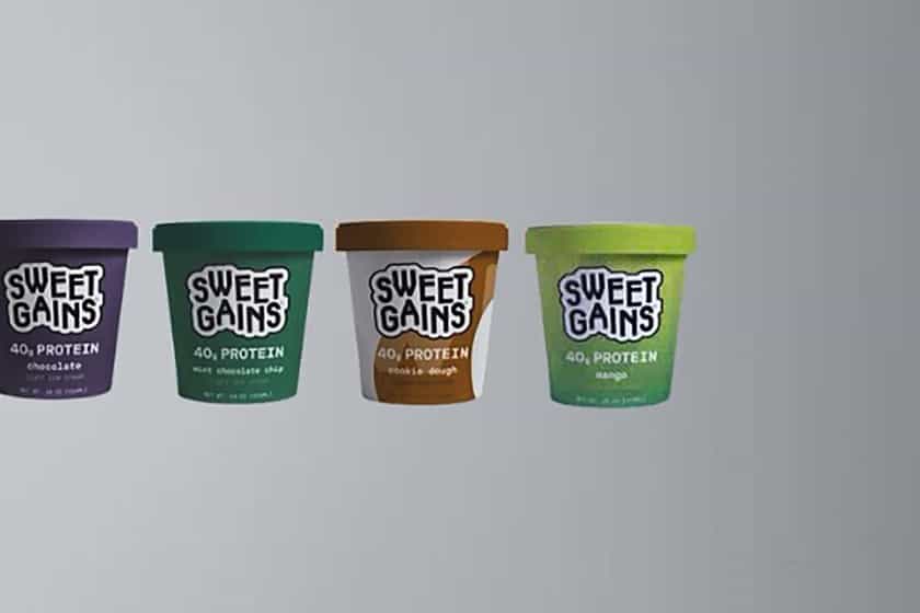 Sweet Gains Mango Protein Ice Cream