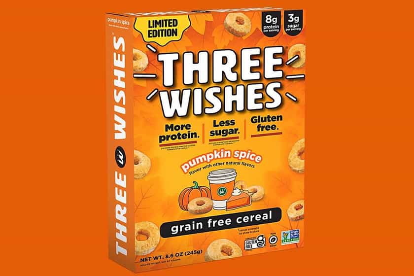 Three Wishes Pumpkin Spice Cereal