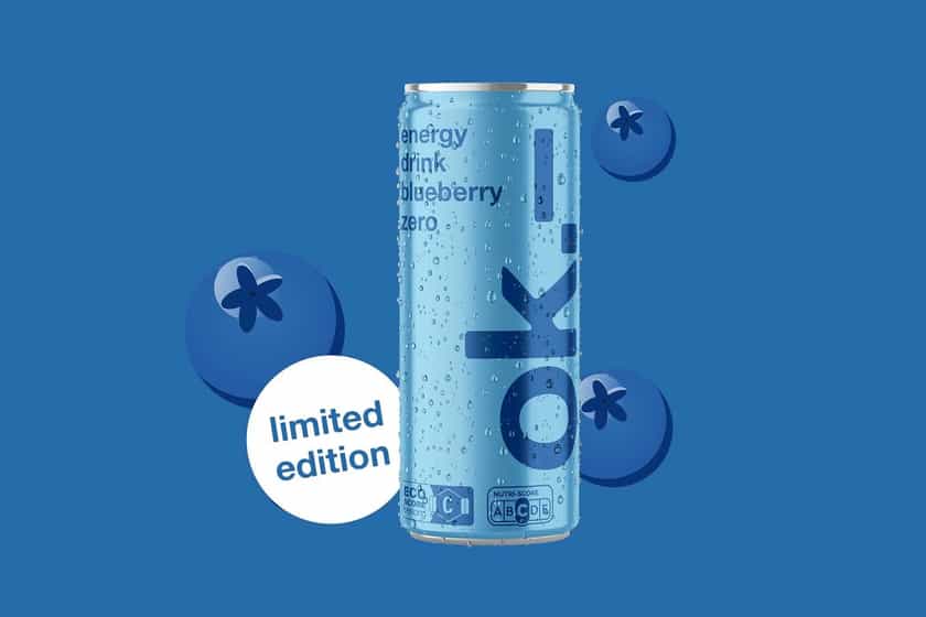 Blueberry Ok Energy Drink Zero