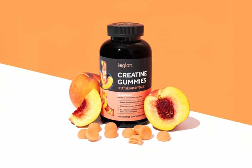Legion Sour Peach Creatine Gummies