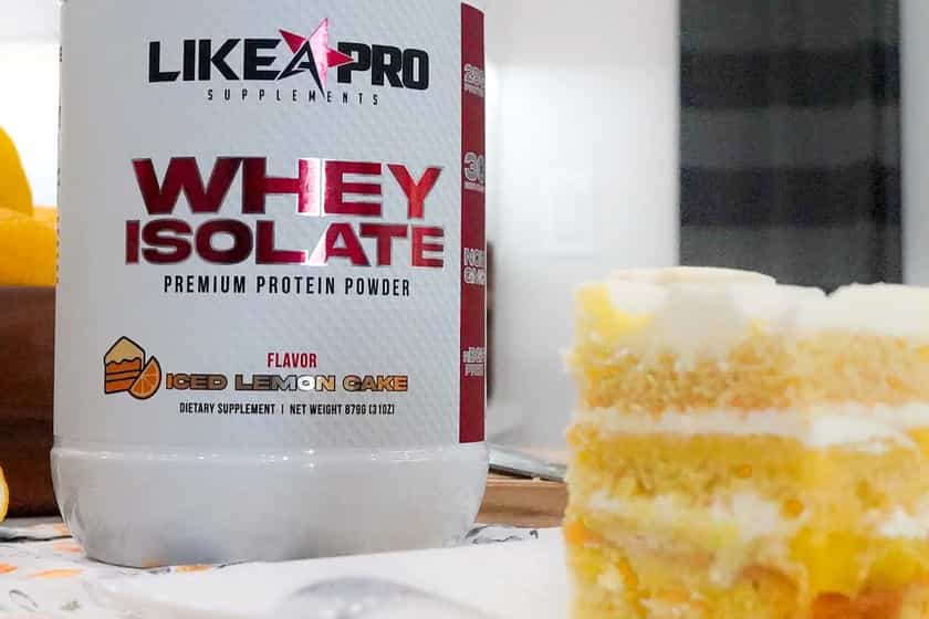 Like A Pro Iced Lemon Cake Whey Isolate