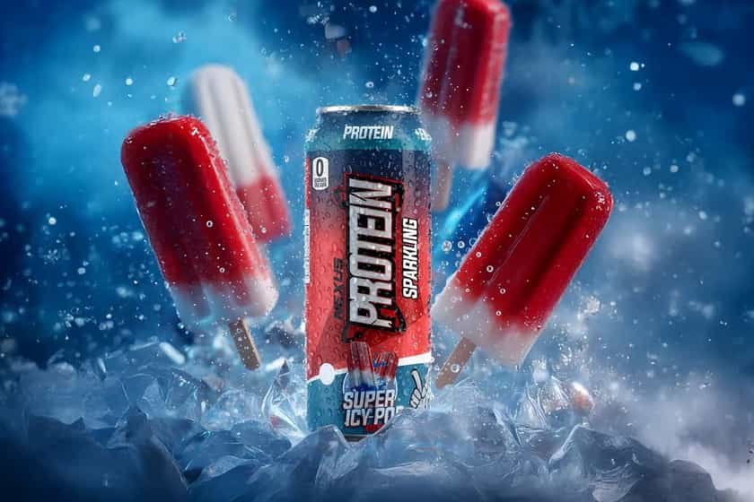 Nexus Super Icy Pop Sparkling Protein Water