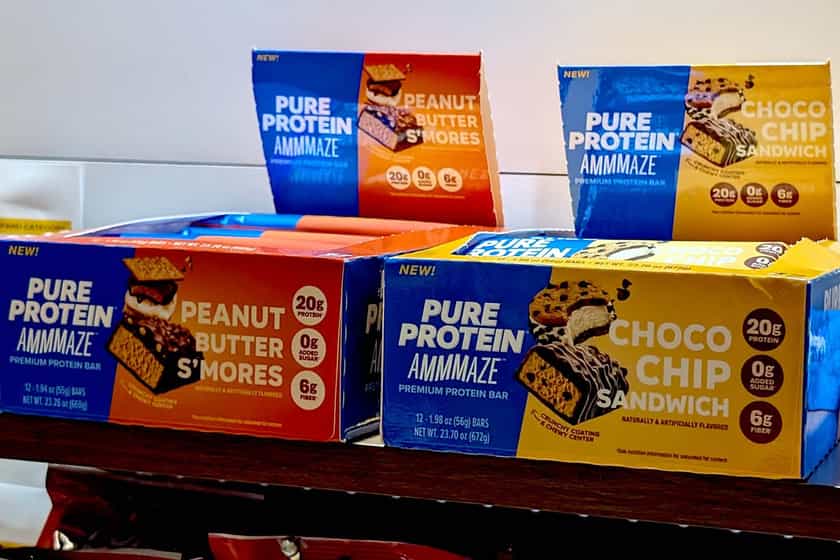 Pure Protein Peanut Butter Smores Ammmaze Protein Bar