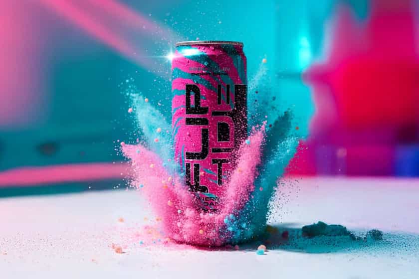 Rainbow Sherbet Flipside Energy Drink