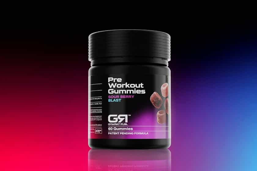 Gymrat Fuel Pre Workout Gummies