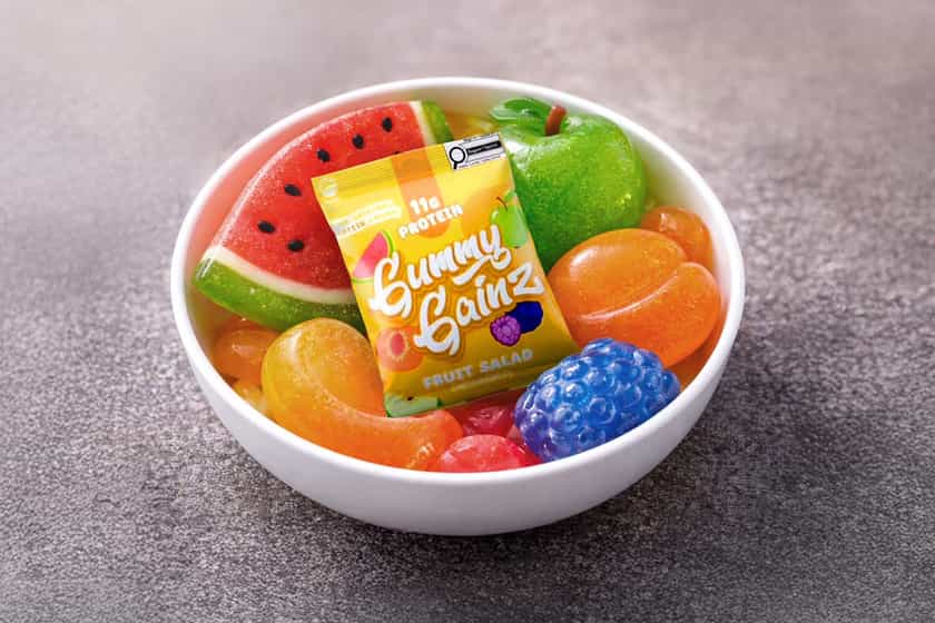 Fruit Salad Gummy Gainz Protein Candy