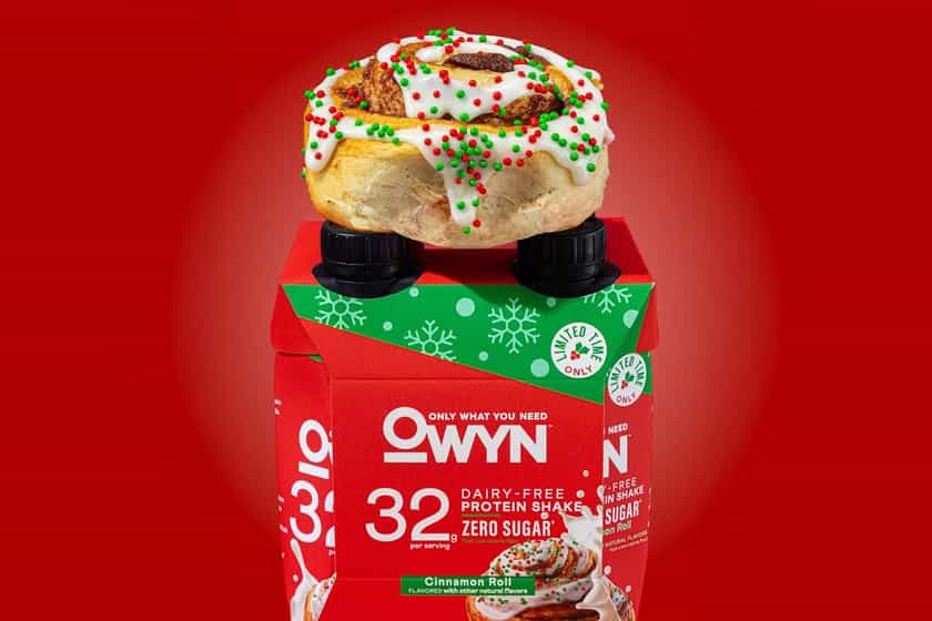 Owyn Cinnamon Roll Protein Shake