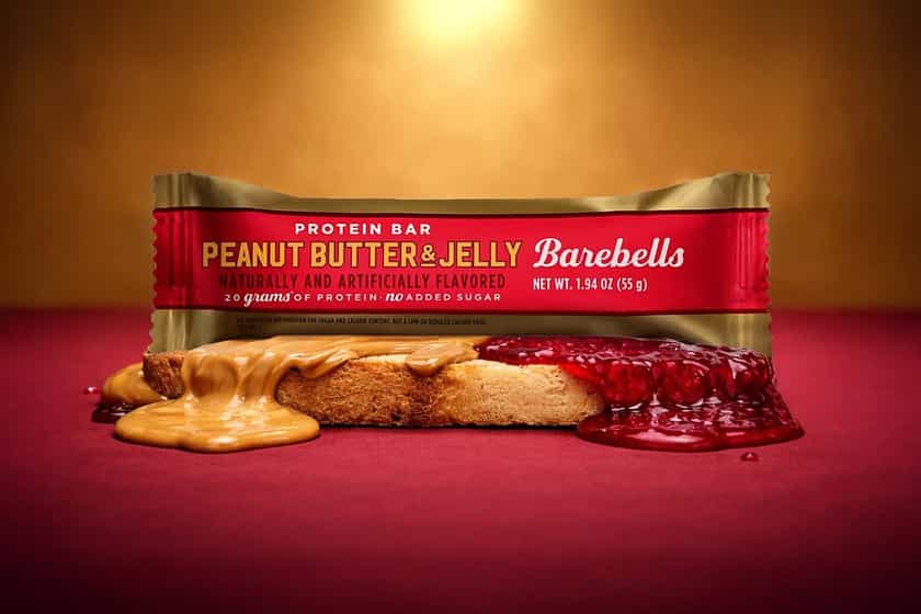 Peanut Butter Jelly Barebells Protein Bar