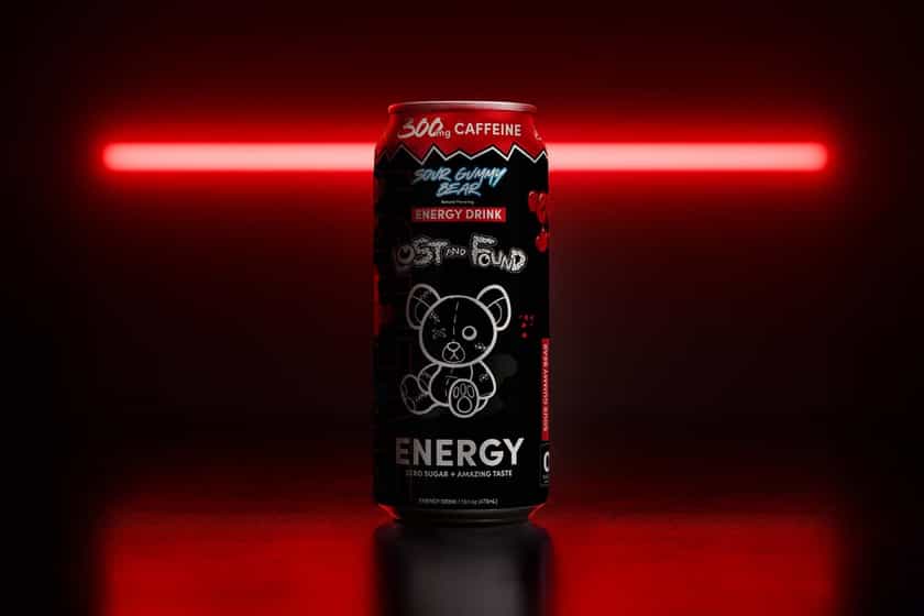 Sour Gummy Bear Lost Found Energy Drink