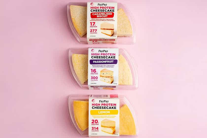 Fropro Passionfruit Protein Cheesecake