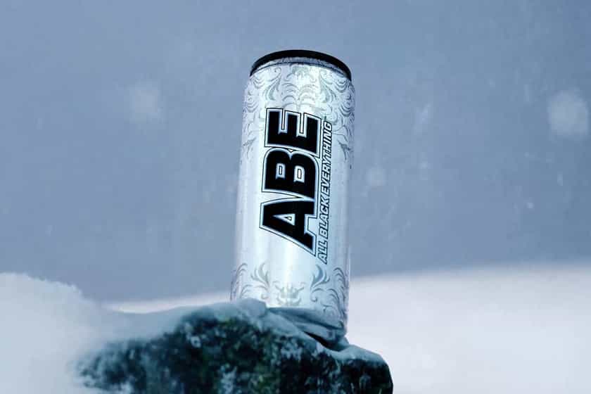 White Monster Ultra Inspired Abe Energy Drink