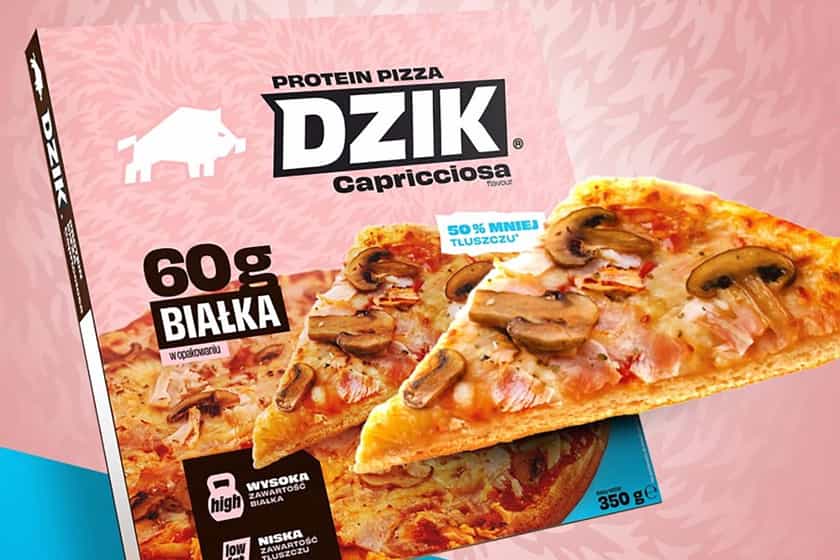 Dzik Capricciosa Protein Pizza
