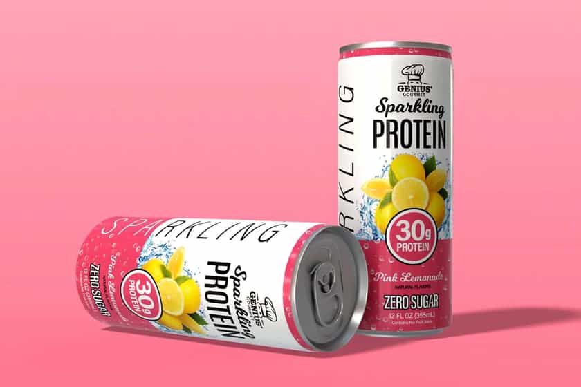 Genius Gourmet Pink Lemonade Sparkling Protein
