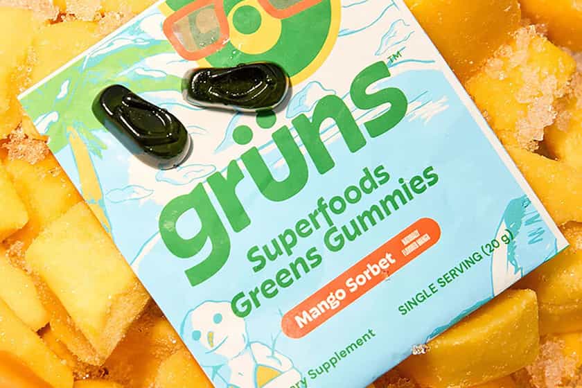 Mango Sorbet Gruns Gummies