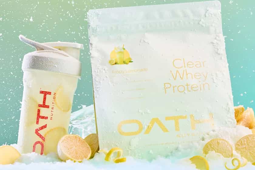 Oath Nutrition Frosty Lemonade Clear Whey