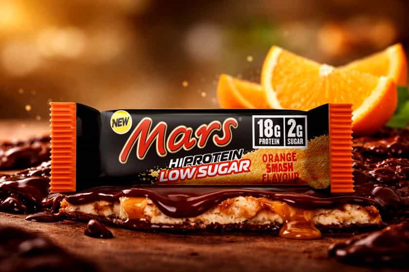 Orange Smash Mars Protein Bar