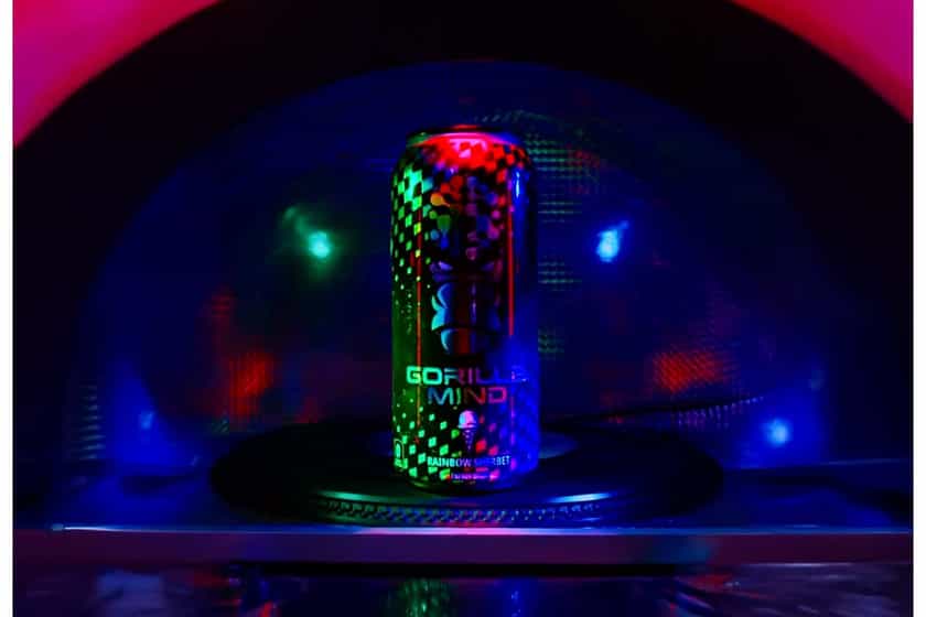 Rainbow Sherbet Gorilla Mind Energy Drink