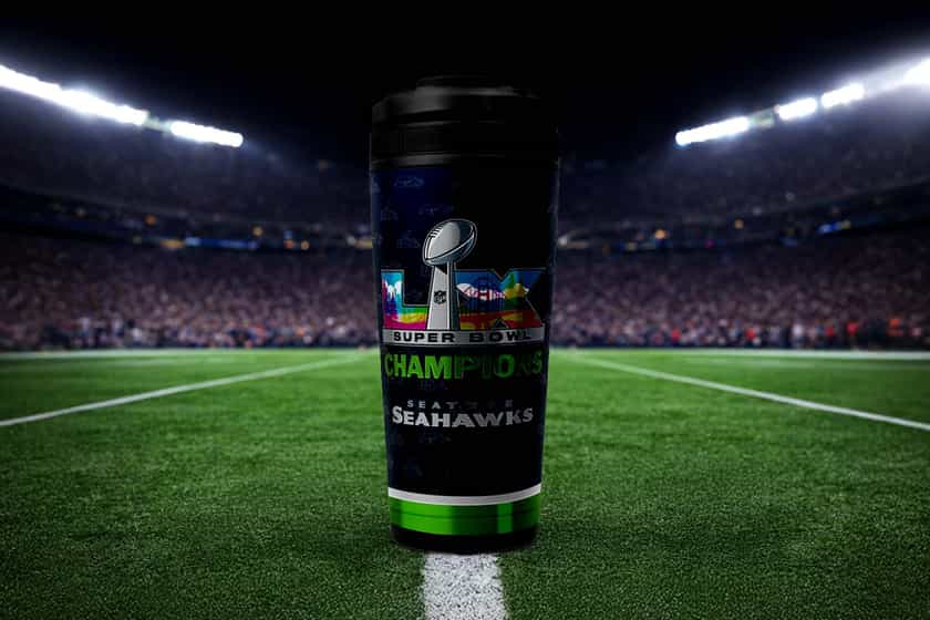 Seattle Seahawks Superbowl Ice Shaker
