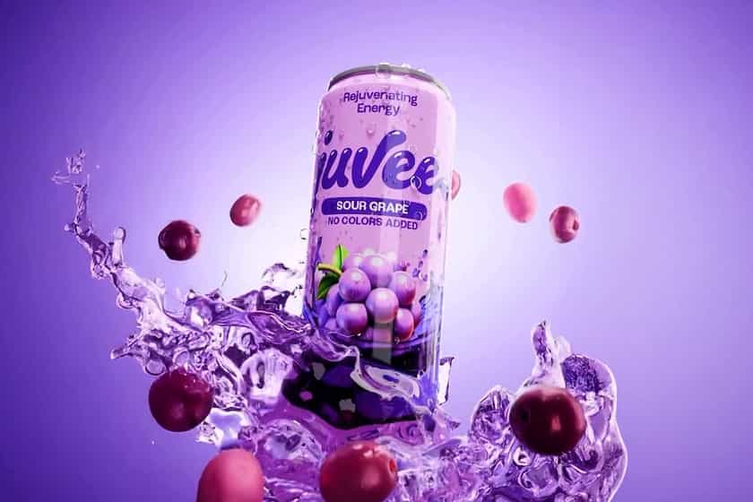 Sour Grape Juvee Energy Drink