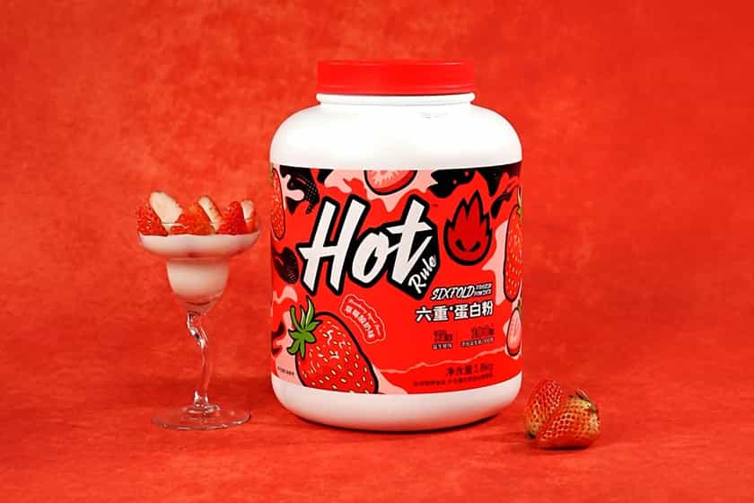 Strawberry Hot Rule Sixfold Protein