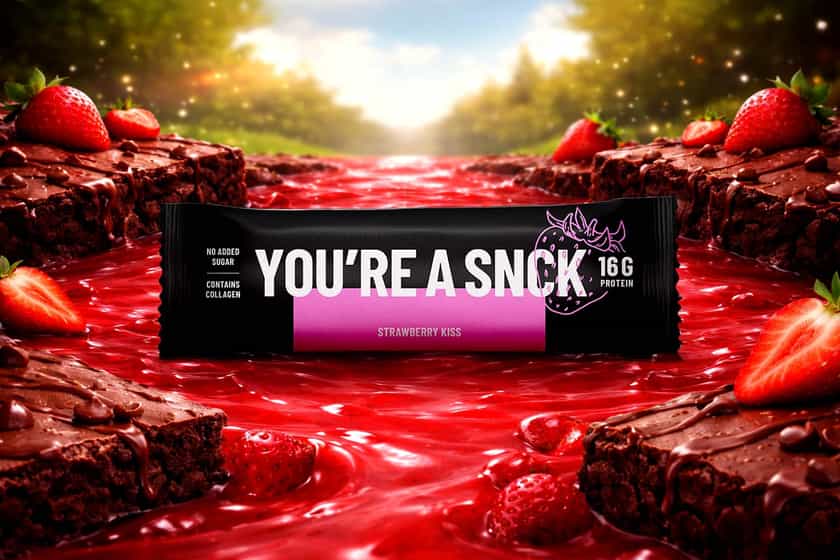 Strawberry Kiss Snck Protein Bar