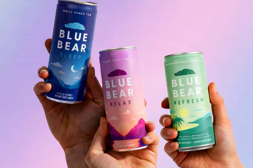 Blue Bear Sleep Relax And Refresh Drinks