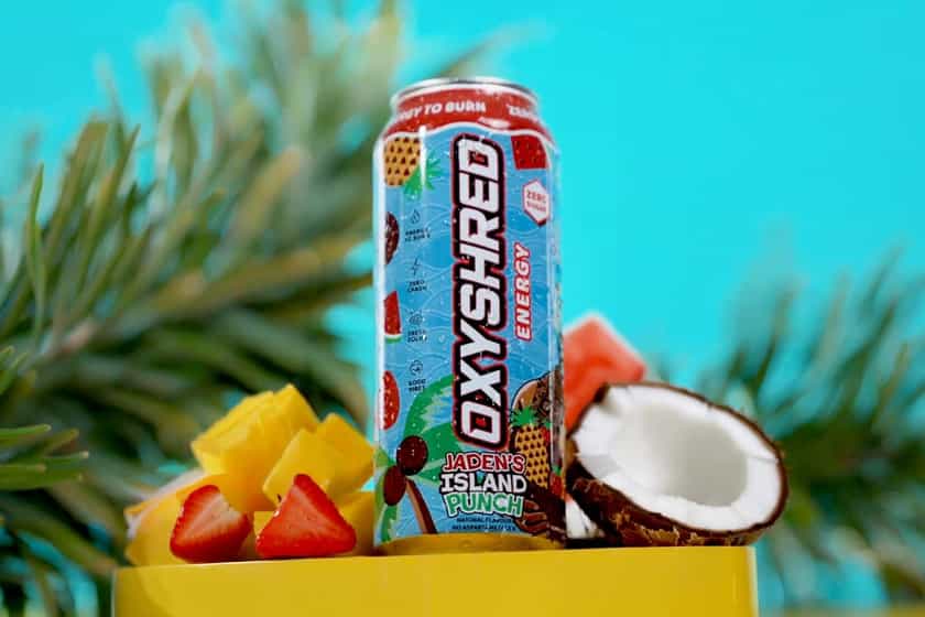 Jadens Island Punch Oxyshred Energy Drink