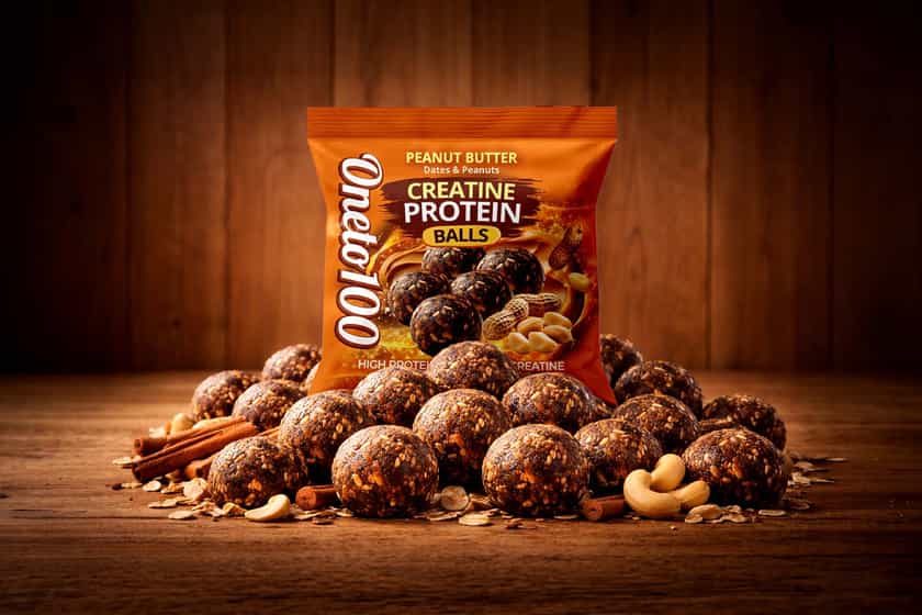 One To Hundred Creatine Protein Balls