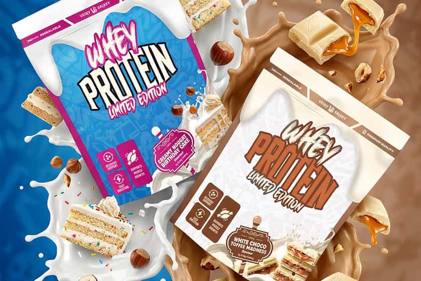 Veiny Galaxy White Choco Toffee Whey Protein