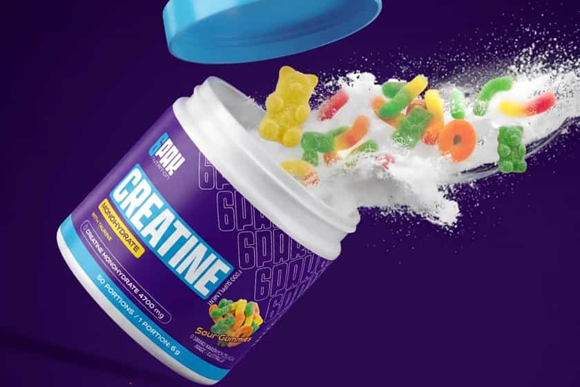 6 Pak Sour Gummies Creatine