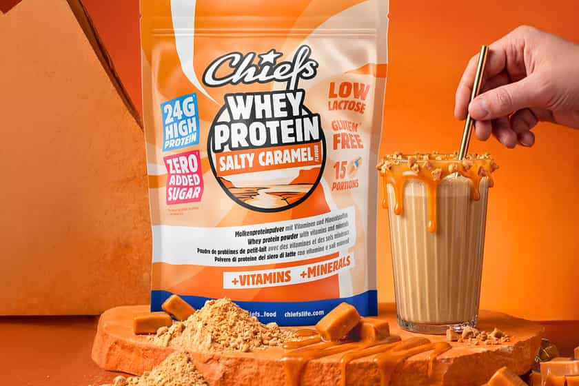 Chiefs Salty Caramel Whey Protein