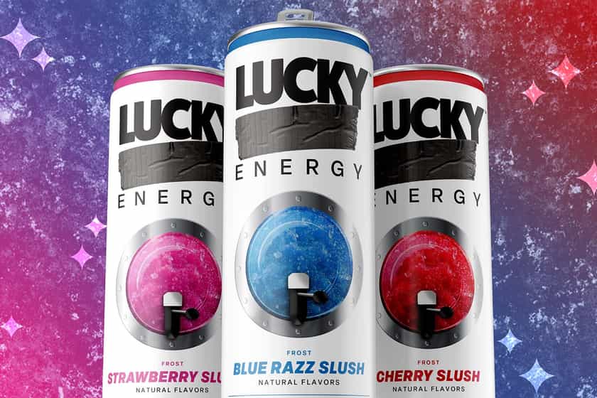 Strawberry Slush Lucky Energy Drink