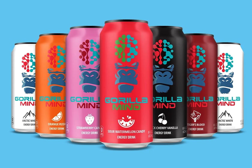 Gorilla Mind Energy Drink Seven From Seven