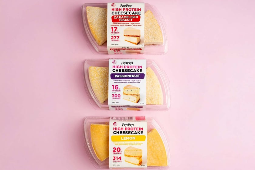 Fropro Passionfruit Protein Cheesecake