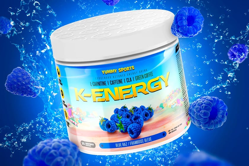 Yummy Sports Blue Razz K Energy