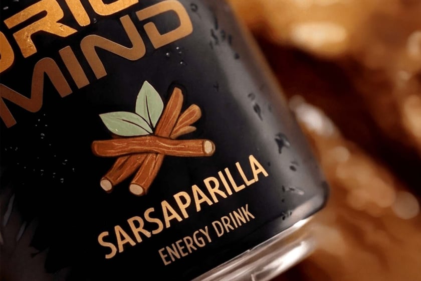 Sarsaparilla Gorilla Mind Energy Drink