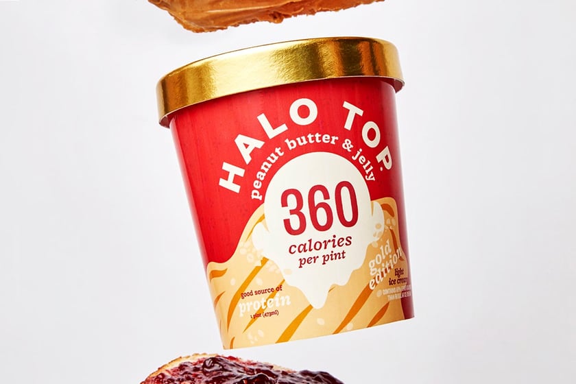 peanut butter jelly halo top