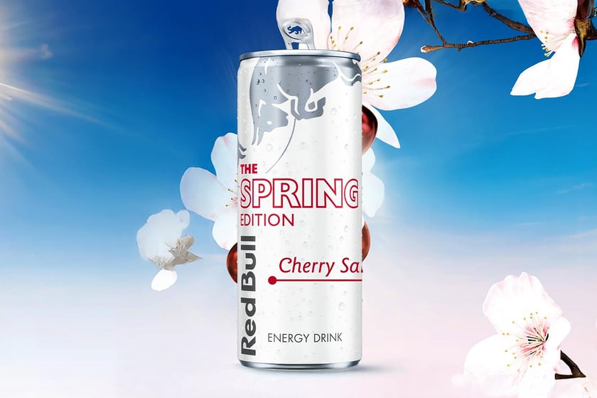Cherry Sakura Red Bull Energy Drink