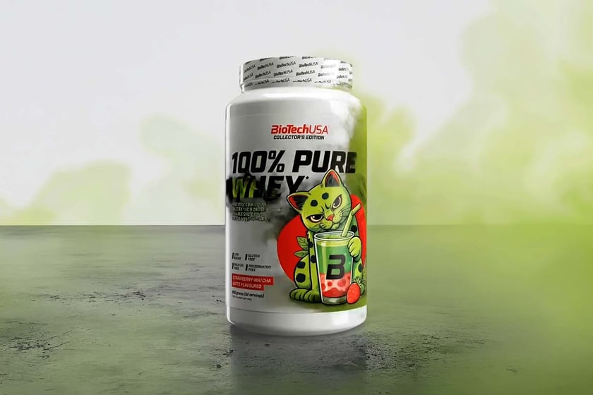 Biotech Strawberry Matcha Protein Powder