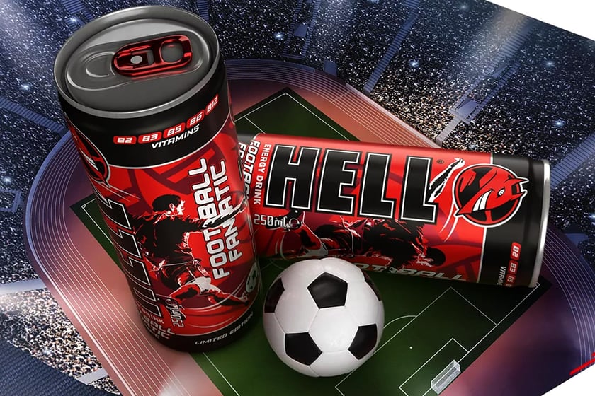 Football Fanatic Hell Energy Drink
