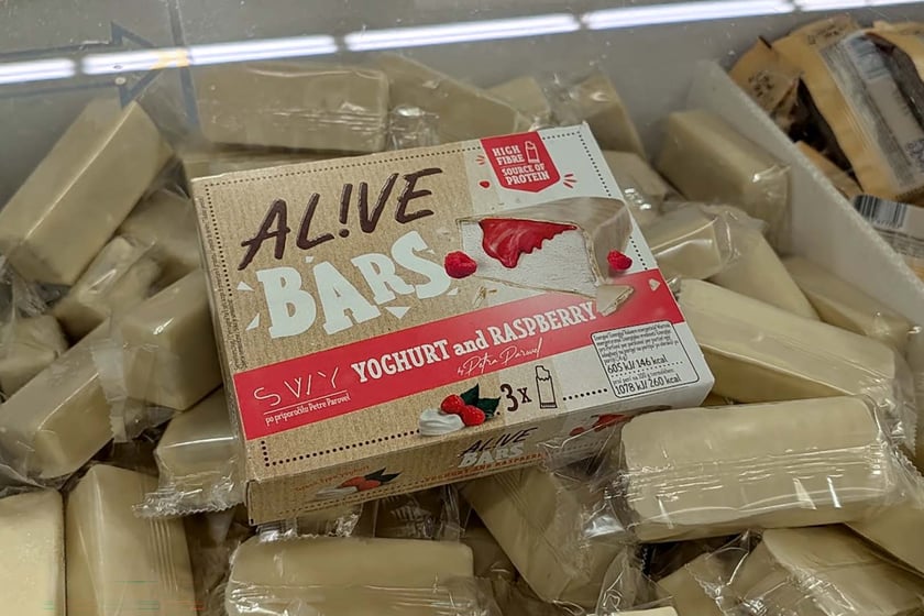 Alive Yogurt Raspberry Protein Ice Cream