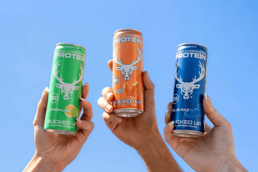Bucked Up Smaller Lighter Carbonated Protein Soda