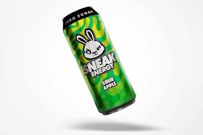 Sour Apple Sneak Energy Drink