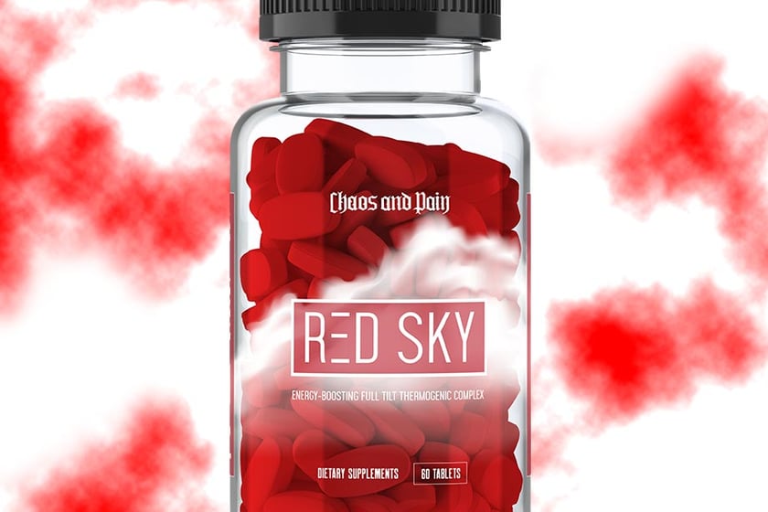 chaos and pain red sky